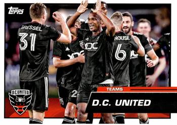 2023 Topps MLS #154 D.C. United Front