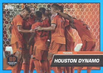 2023 Topps MLS - Blue Foil #16 Houston Dynamo Front