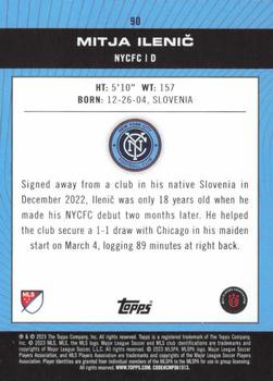 2023 Topps MLS - Blue Foil #90 Mitja Ilenič Back