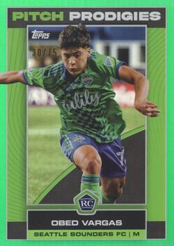 2023 Topps MLS - Green Foil #4 Obed Vargas Front