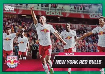 2023 Topps MLS - Green Foil #22 New York Red Bulls Front