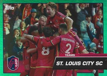 2023 Topps MLS - Green Foil #28 St. Louis City SC Front