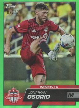 2023 Topps MLS - Green Foil #35 Jonathan Osorio Front