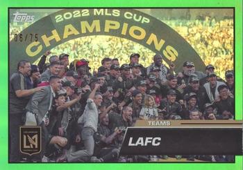 2023 Topps MLS - Green Foil #68 LAFC Front