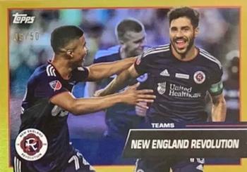 2023 Topps MLS - Gold Foil #116 New England Revolution Front