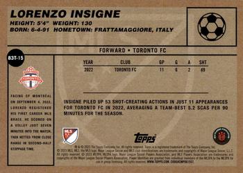 2023 Topps MLS - 1983 Topps Futbol #83T-15 Lorenzo Insigne Back