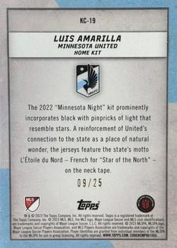 2023 Topps MLS - Kitcore Orange #KC-19 Luis Amarilla Back