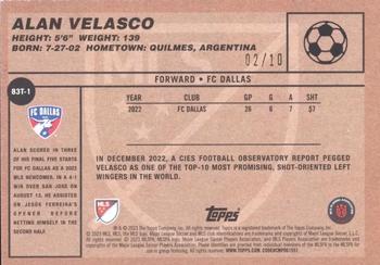 2023 Topps MLS - 1983 Topps Futbol Red #83T-1 Alan Velasco Back