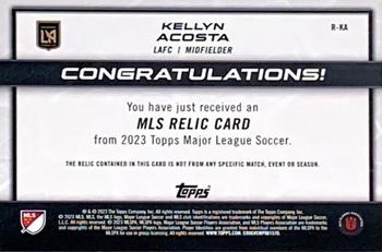 2023 Topps MLS - MLS Relics #R-KA Kellyn Acosta Back