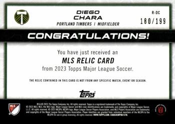 2023 Topps MLS - MLS Relics Blue #R-DC Diego Chara Back