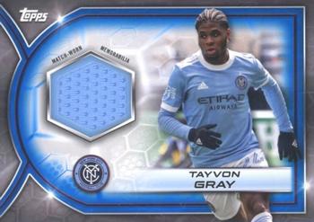 2023 Topps MLS - MLS Relics Blue #R-TG Tayvon Gray Front