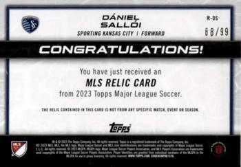 2023 Topps MLS - MLS Relics Green #R-DS Dániel Sallói Back