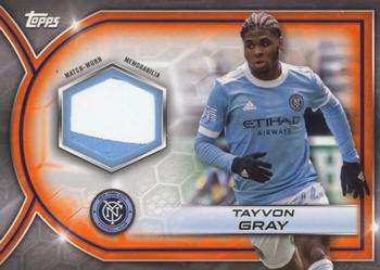2023 Topps MLS - MLS Relics Orange #R-TG Tayvon Gray Front
