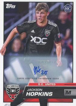 2023 Topps MLS - Base Autographs #14 Jackson Hopkins Front