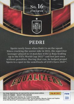 2022-23 Panini Select FIFA - Equalizers #16 Pedri Back