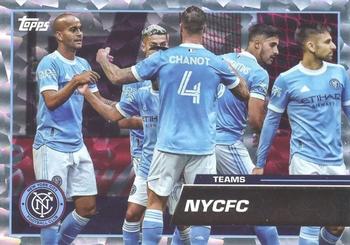 2023 Topps MLS - Icy White Foil #58 NYCFC Front