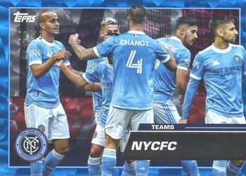 2023 Topps MLS - Icy Blue Foil #58 NYCFC Front