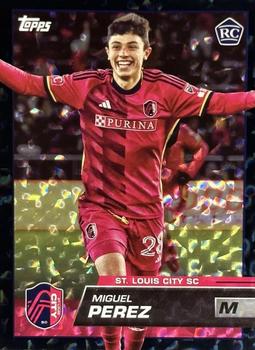 2023 Topps MLS - Icy Black Foil #102 Miguel Perez Front