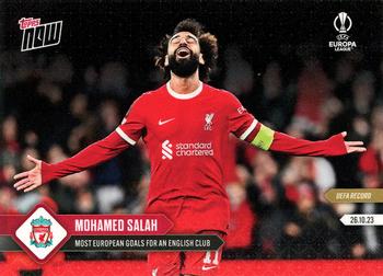 2023-24 Topps Now UEFA Europa League #016 Mohamed Salah Front