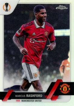 2022-23 Topps Chrome UEFA Club Competitions - Refractor #7 Marcus Rashford Front