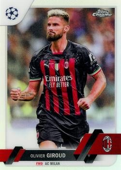 2022-23 Topps Chrome UEFA Club Competitions - Refractor #79 Olivier Giroud Front