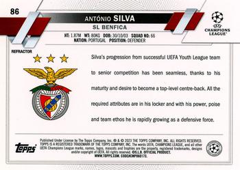 2022-23 Topps Chrome UEFA Club Competitions - Refractor #86 António Silva Back