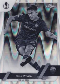 2022-23 Topps Chrome UEFA Club Competitions - Black & White Ray Wave Refractor #159 Paulo Dybala Front