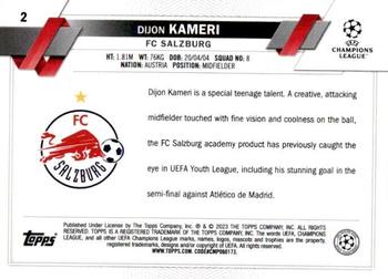 2022-23 Topps Chrome UEFA Club Competitions - Pulsar Refractor #2 Dijon Kameri Back