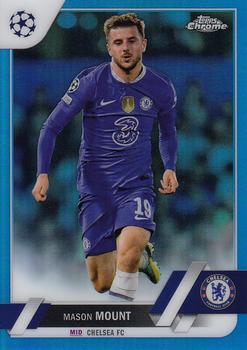 2022-23 Topps Chrome UEFA Club Competitions - Blue Refractor #19 Mason Mount Front