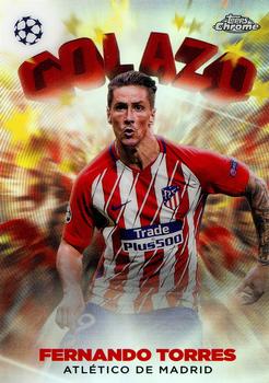 2022-23 Topps Chrome UEFA Club Competitions - Golazo #G-5 Fernando Torres Front