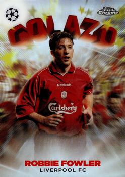 2022-23 Topps Chrome UEFA Club Competitions - Golazo #G-18 Robbie Fowler Front