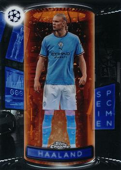 2022-23 Topps Chrome UEFA Club Competitions - Specimens Orange Refractor #S-2 Erling Haaland Front
