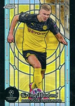 2022-23 Topps Chrome UEFA Club Competitions - The Grail #4-of-9 Erling Haaland Front