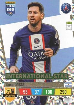 2023 Panini Adrenalyn XL FIFA 365 Upgrade #I37 Lionel Messi Front
