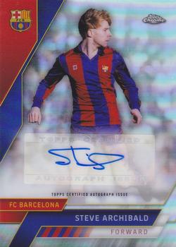2022-23 Topps Chrome FC Barcelona: Més Que Un Club - Base Card Autographs #AU-SA Steve Archibald Front