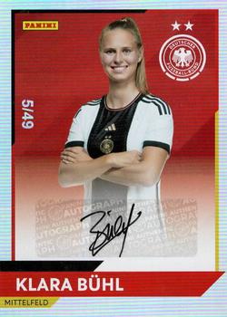 2023 Panini DFB Women - Autograph Red #NNO Klara Bühl Front