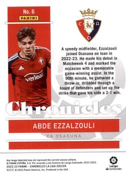 2022-23 Panini Chronicles - Chronicles La Liga #6 Abde Ezzalzouli Back