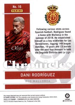 2022-23 Panini Chronicles - Chronicles La Liga #16 Dani Rodriguez Back