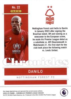 2022-23 Panini Chronicles - Chronicles Premier League #22 Danilo Back