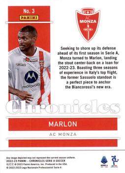 2022-23 Panini Chronicles - Chronicles Serie A #3 Marlon Back