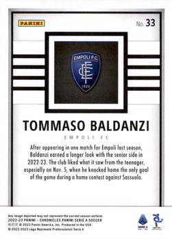 2022-23 Panini Chronicles - Panini Serie A #33 Tommaso Baldanzi Back