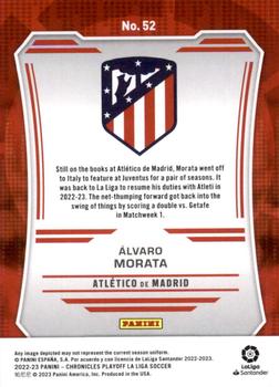 2022-23 Panini Chronicles - Playoff La Liga #52 Alvaro Morata Back