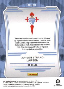 2022-23 Panini Chronicles - Playoff La Liga #63 Jorgen Strand Larsen Back