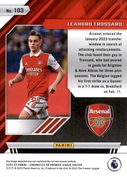 2022-23 Panini Chronicles - XR Premier League #103 Leandro Trossard Back