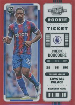 2022-23 Panini Chronicles - Contenders Optic Rookie Ticket Premier League Red #294 Cheick Doucoure Front