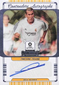 2022-23 Panini Chronicles - Contenders Autographs La Liga Silver #CA-ZZ Zinedine Zidane Front