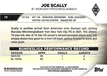 2022-23 Topps Chrome Bundesliga #73 Joe Scally Back