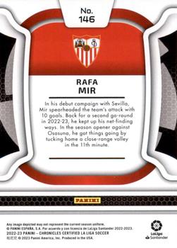 2022-23 Panini Chronicles - Certified La Liga #146 Rafa Mir Back