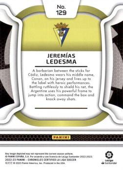 2022-23 Panini Chronicles - Certified La Liga Cracked Ice #129 Jeremias Ledesma Back