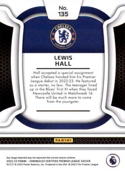 2022-23 Panini Chronicles - Certified Premier League #135 Lewis Hall Back
